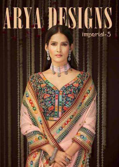 Imperial Vol 5 By Arya Designer Partywear Saree Collection